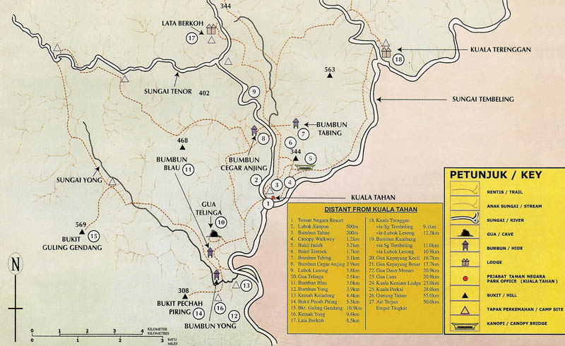 carte Taman Negara